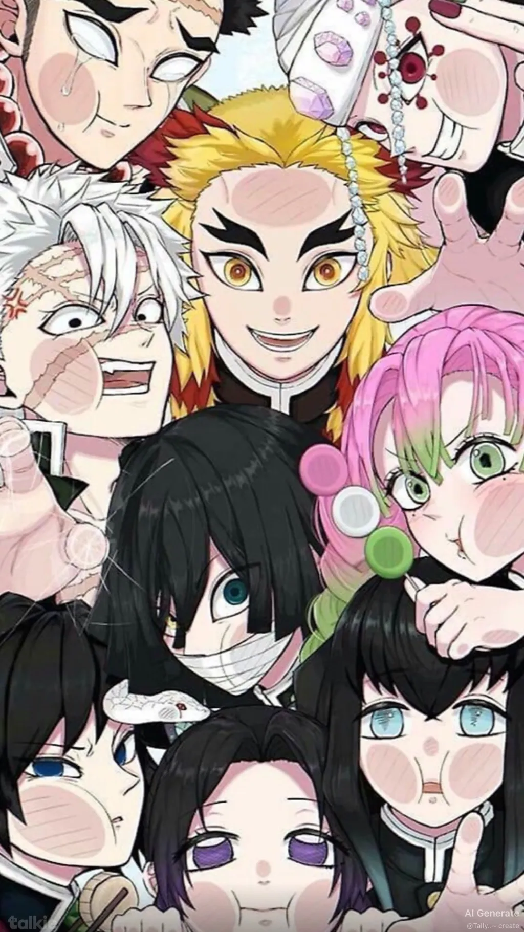 ai character: ~KNY BABIES~ background