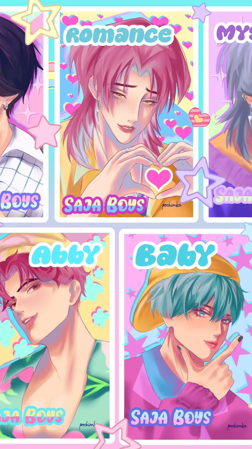 ai character: ~SAJA BOYS~ background
