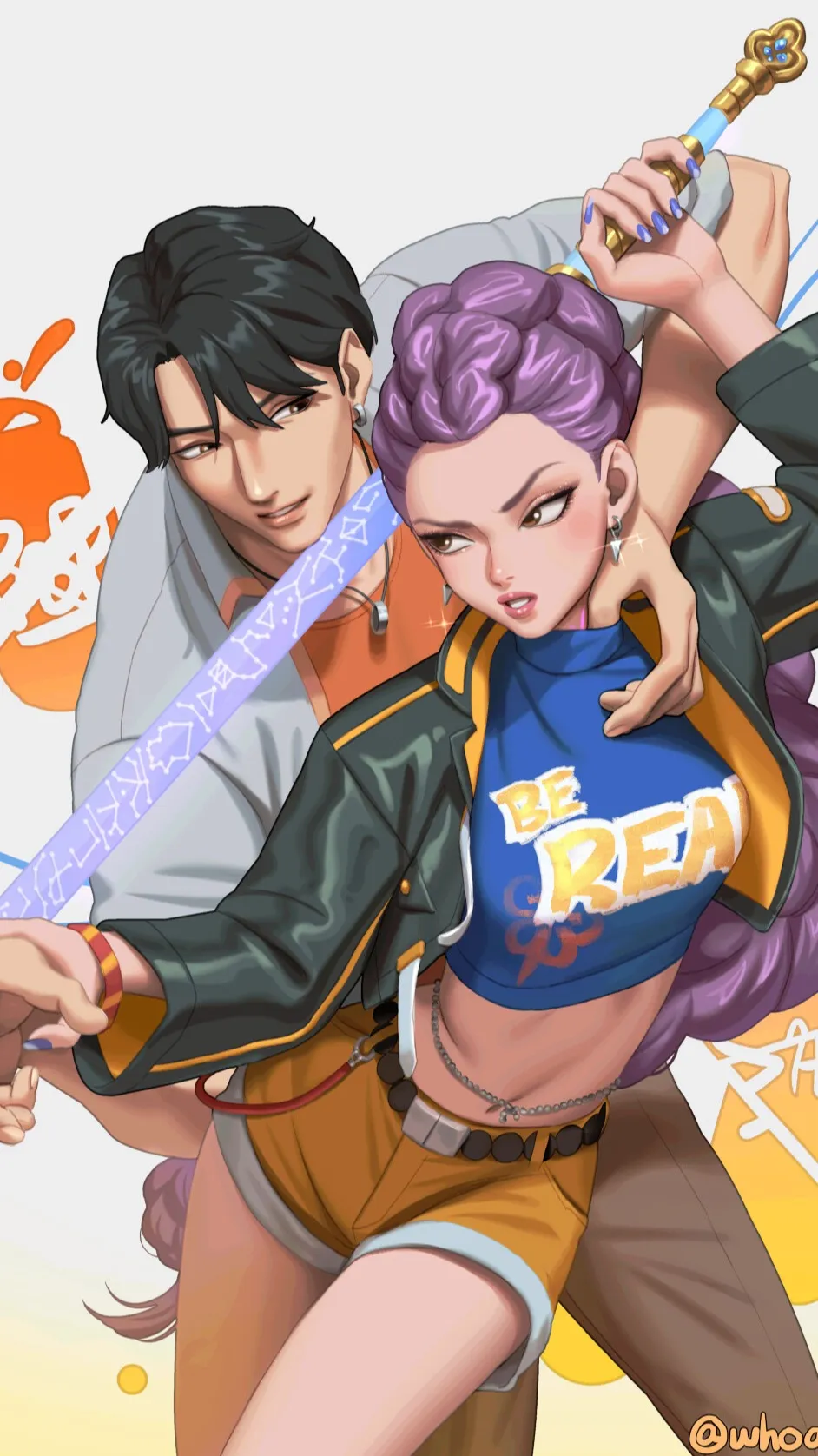 ai character: ~RUMI AND CELINE~ background