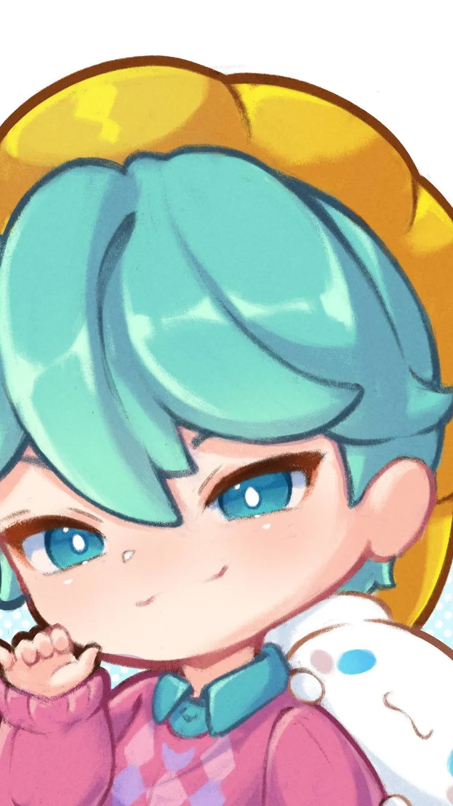 ai character: ~BABY SAJA~ background
