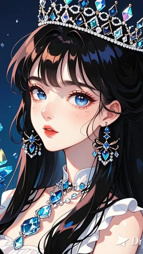 ai character: Sapphire background