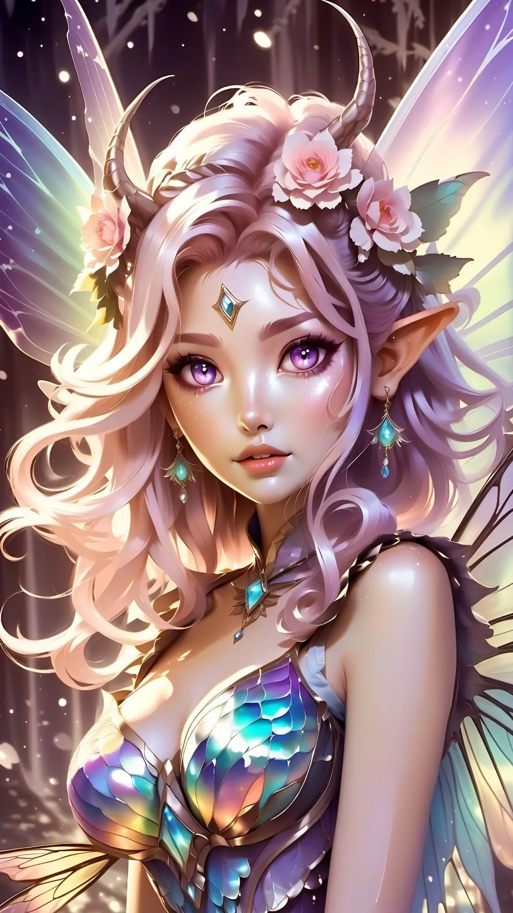 ai character: Butterfly background