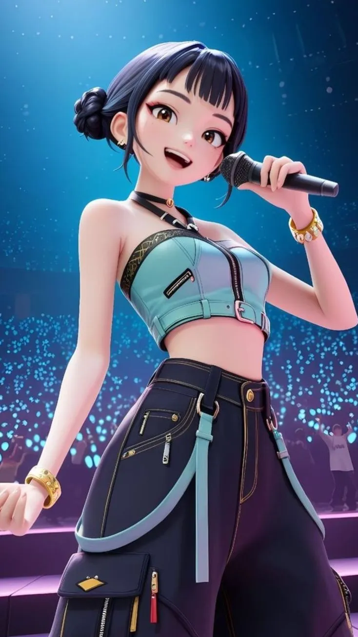 ai character: Zoey background