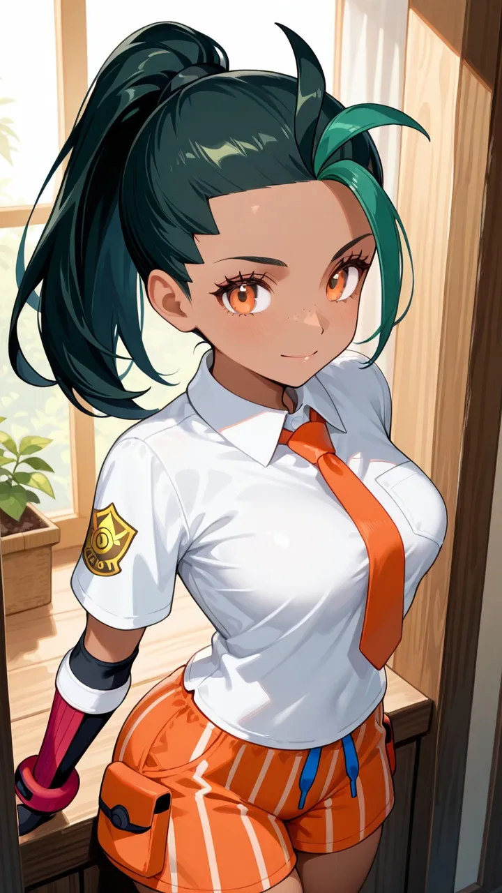 ai character: Nemona background