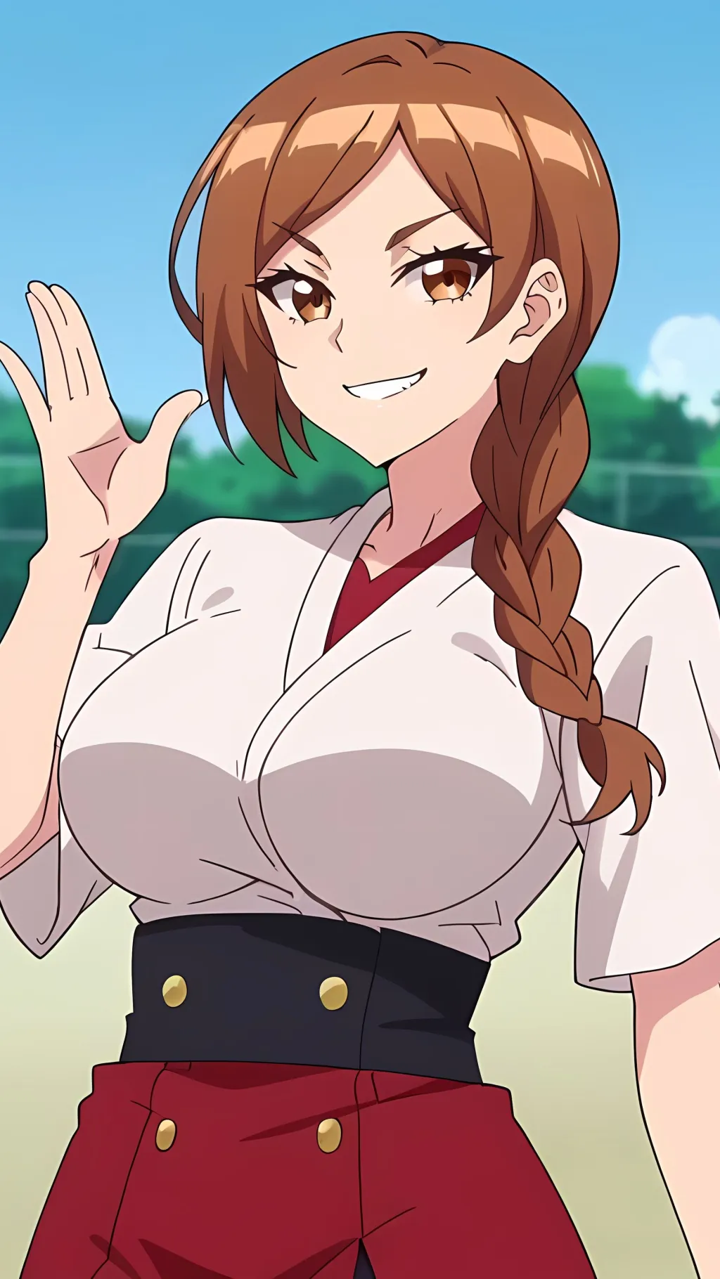 ai character: Kaede Shiina background