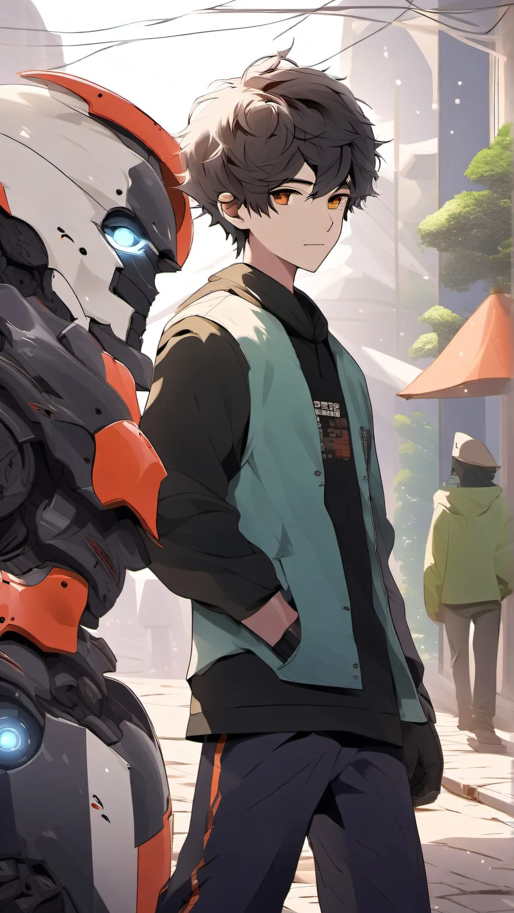 ai character: Your Robot Friend background