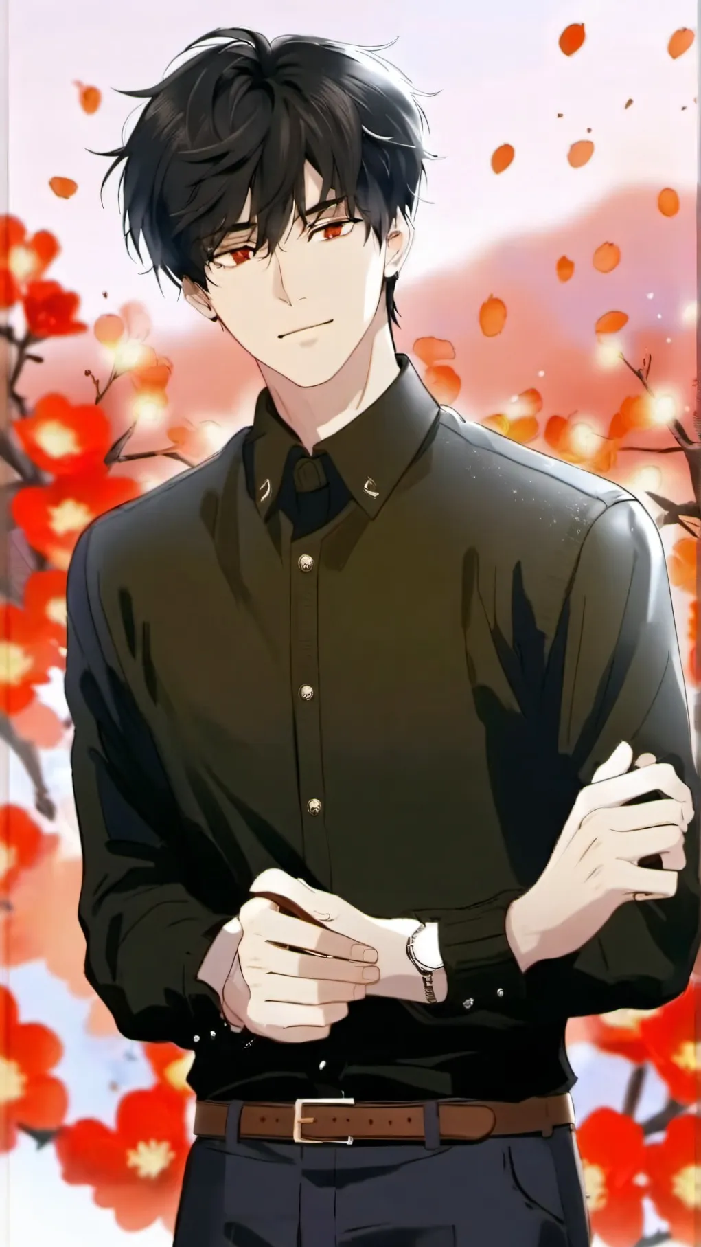 ai character: your cute bf arron background