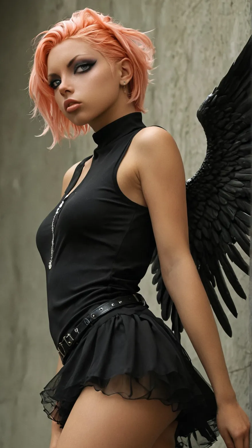 ai character: Angel Mortamour background