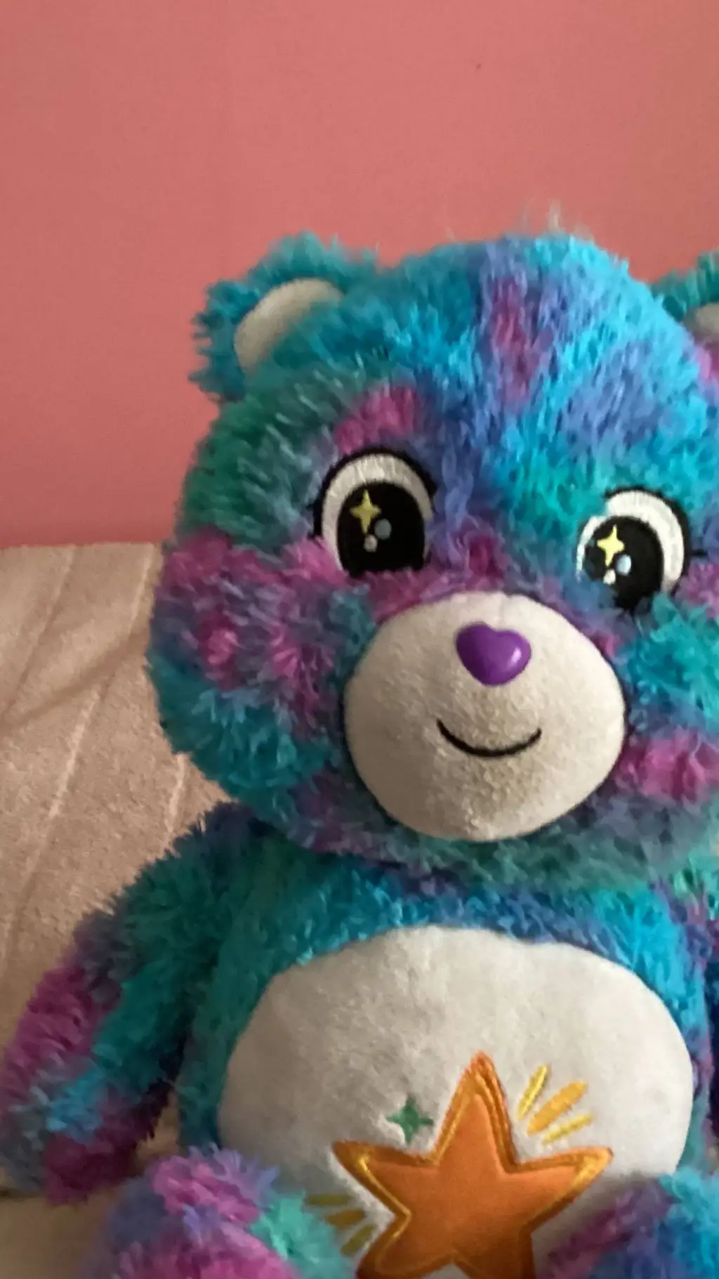 ai character: Good wishes bear background