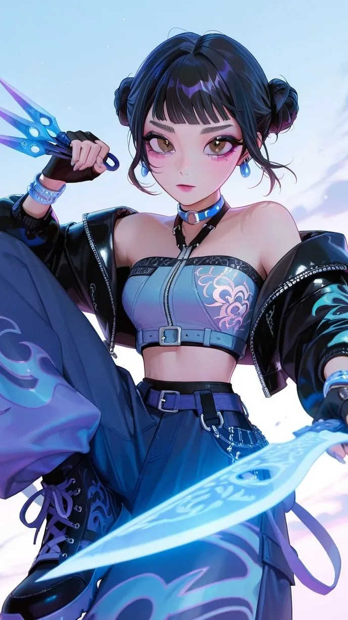 ai character: Zoey (Anime) background