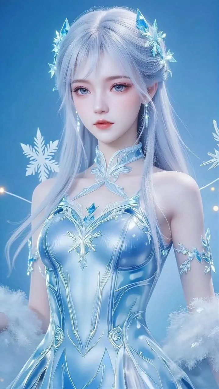 ai character: Ice Princess  background