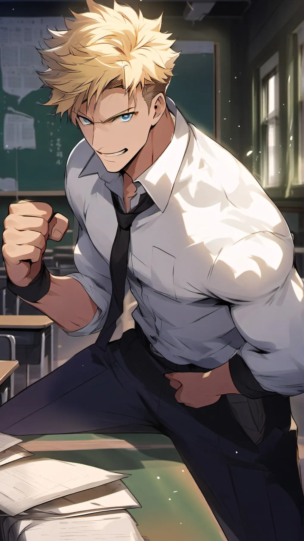 ai character: skibidi background