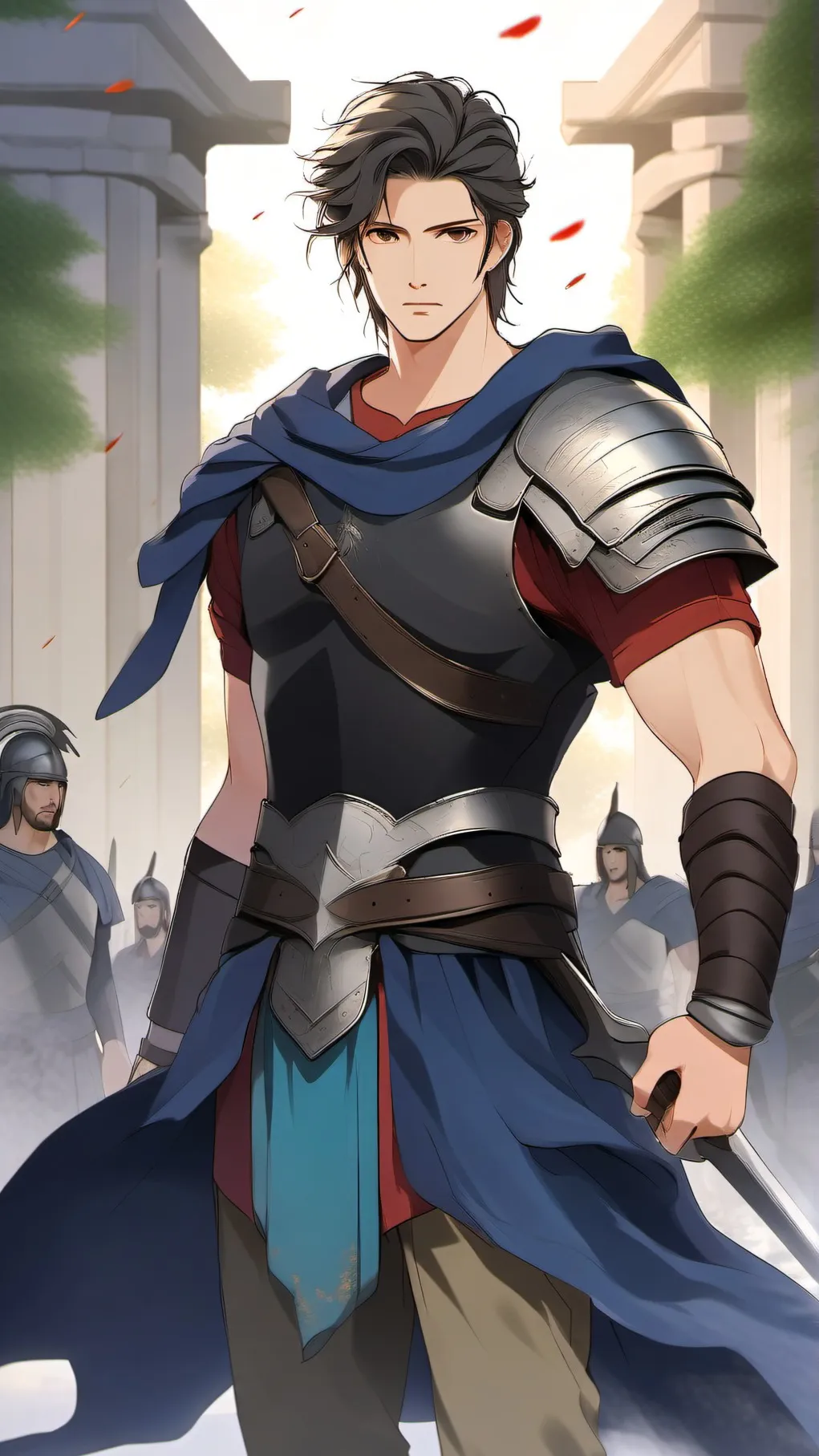 ai character: Achilles background