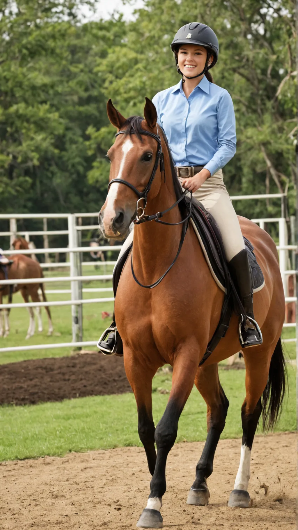 ai character: Saddle club background