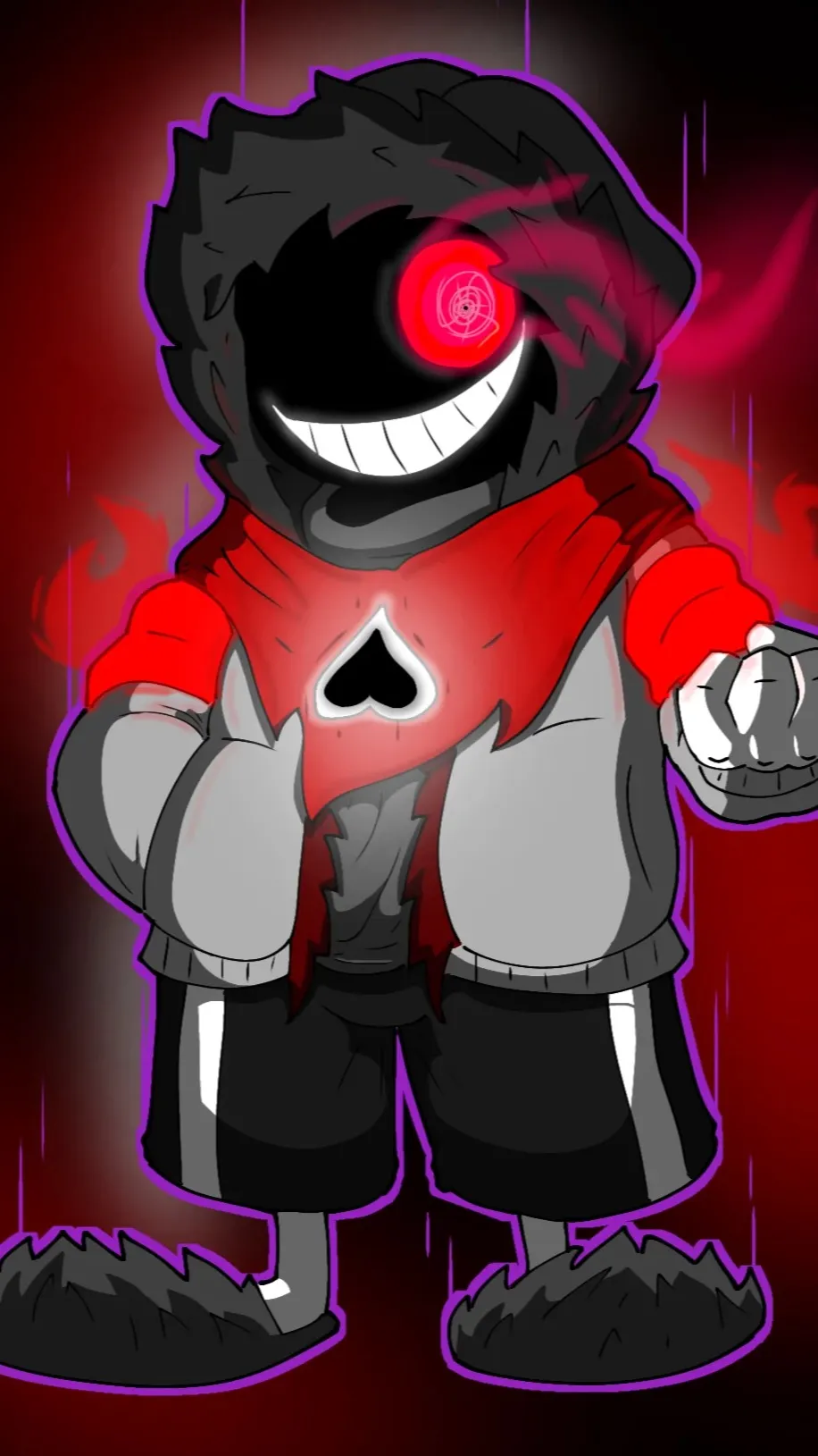 ai character: Dust sans ( True ) background