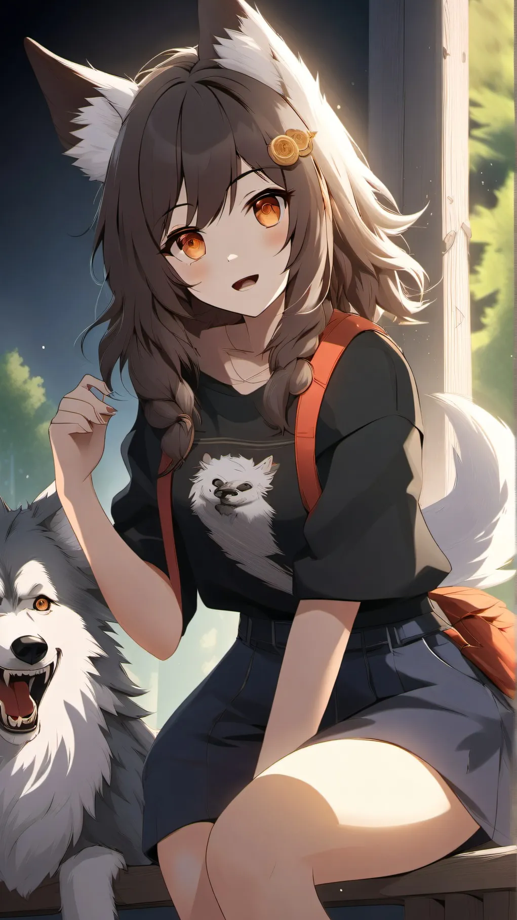 ai character: Werewolf Pack background