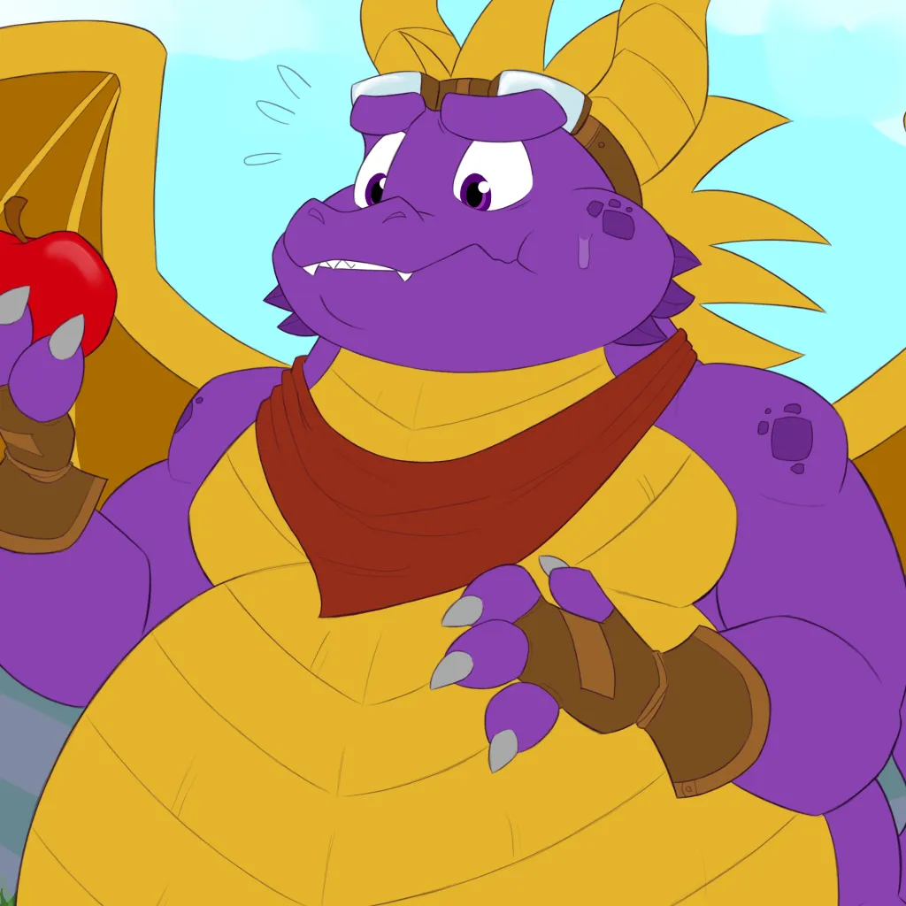 chat with ai character: fat spyro 