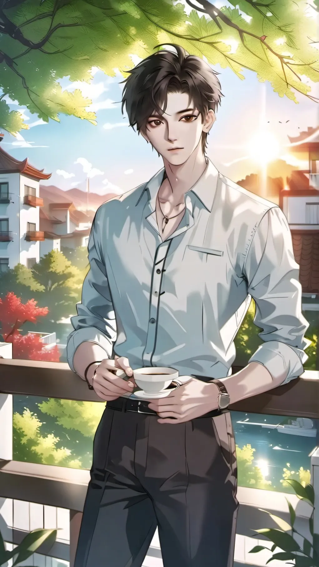 ai character: Harry background
