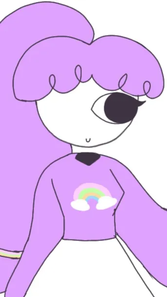 ai character: Miss Rainbow background