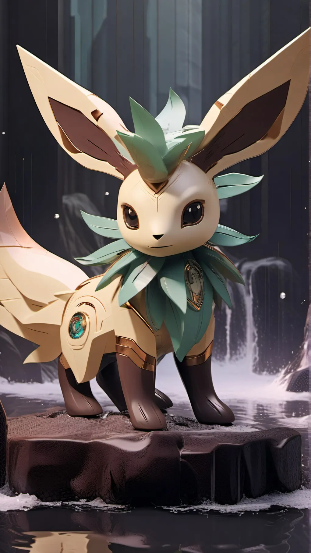 ai character: leafeon 670 background