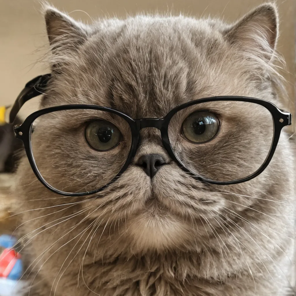 chat with ai character: nerdy cat