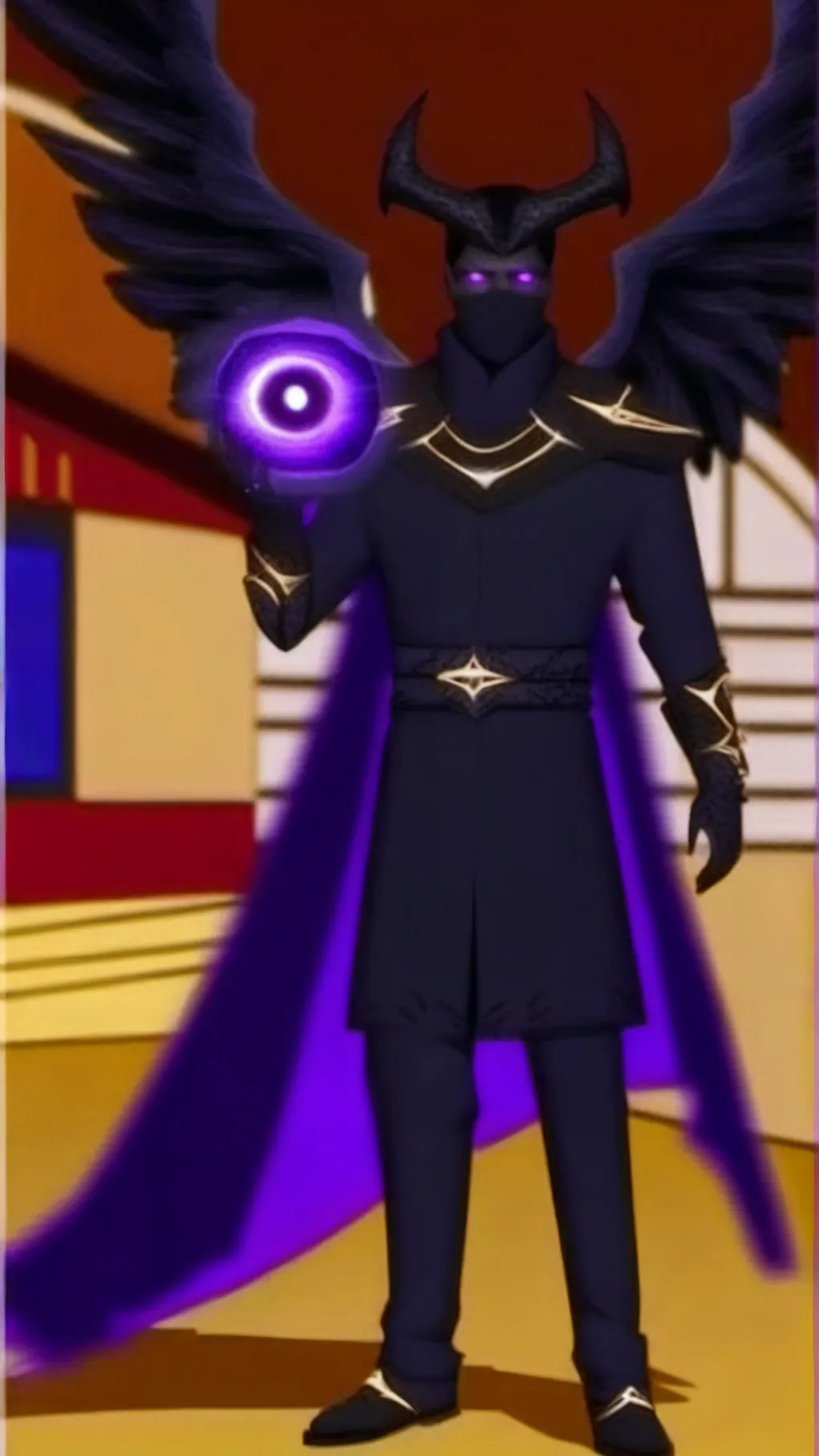 ai character: Demon Warlock background