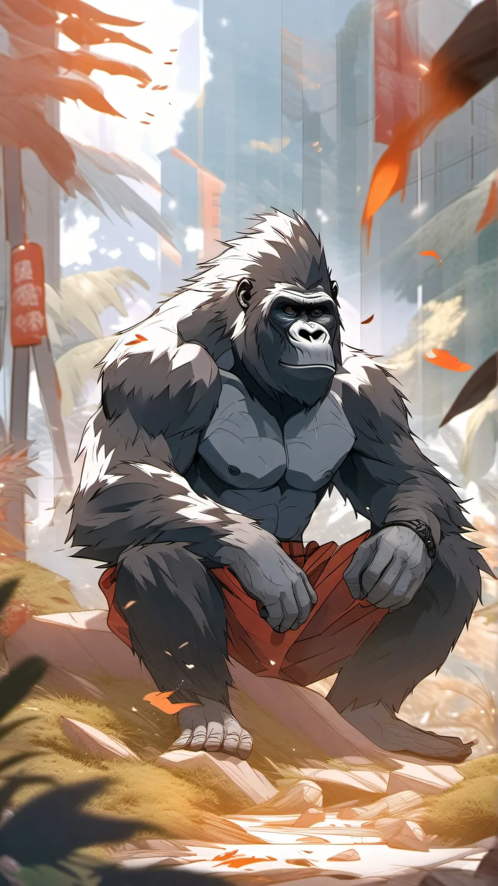 ai character: Armstrong background