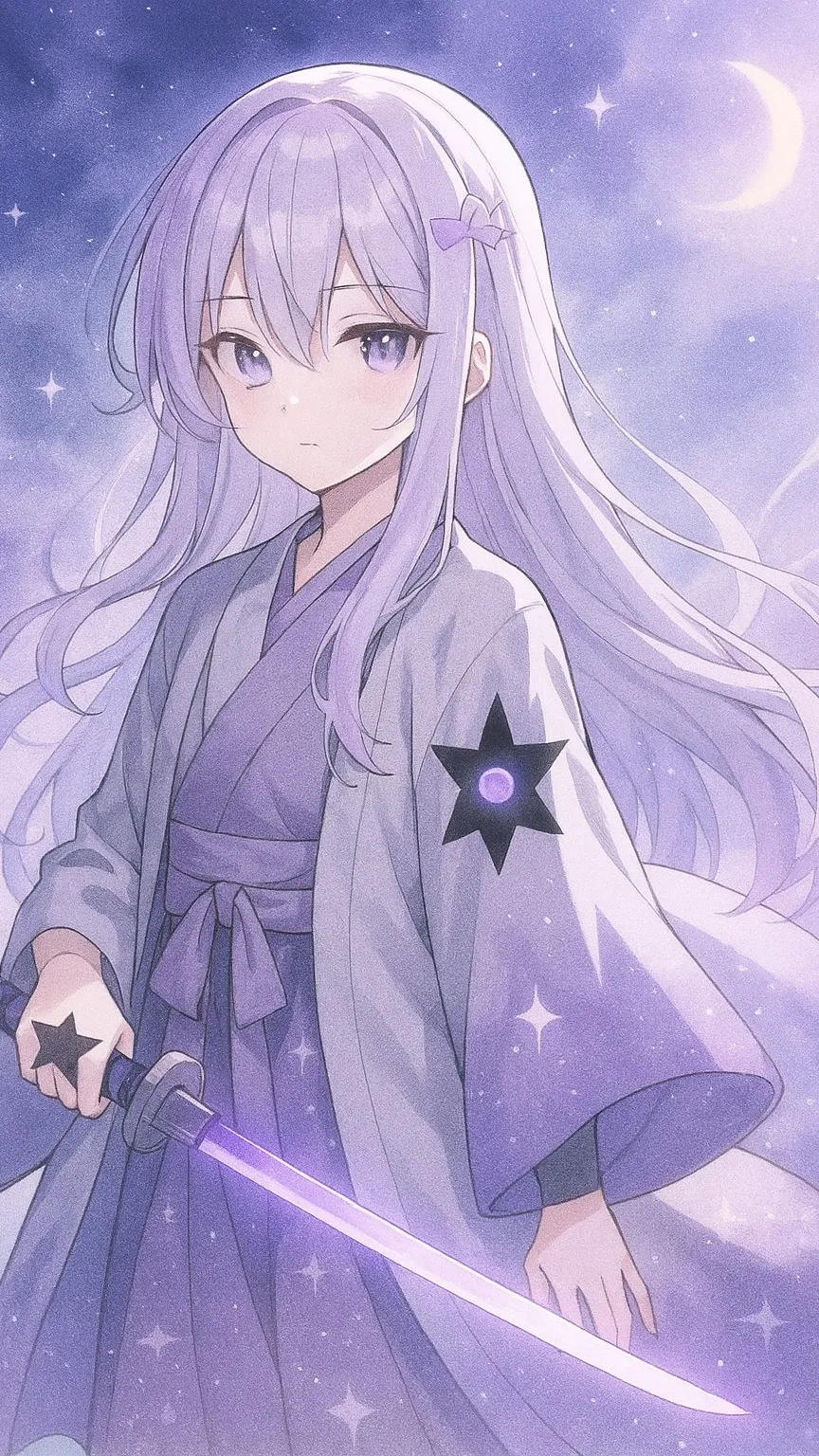 ai character: Tsukisora˚.⋆☾⋆⁺₊ background