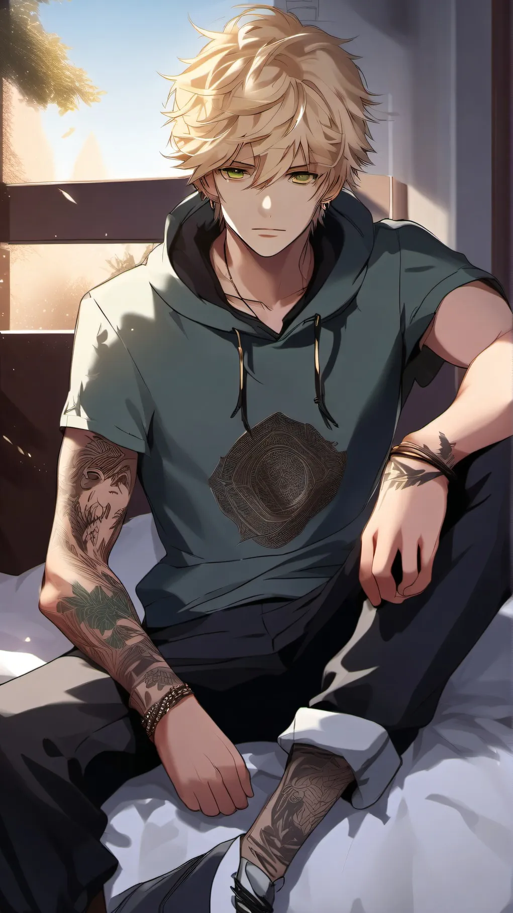 ai character: Chris background