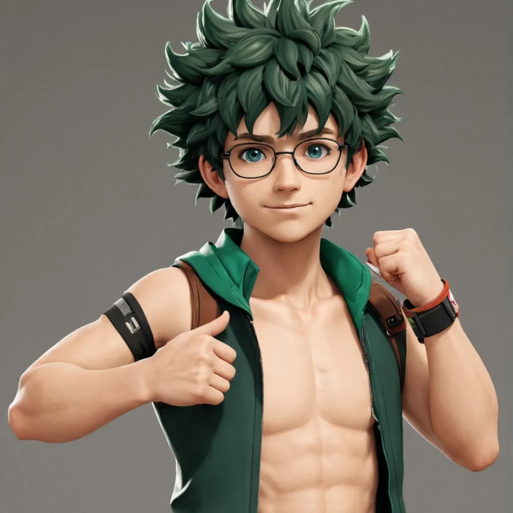 chat with ai character: deku