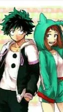 ai character: Uraraka x deku background