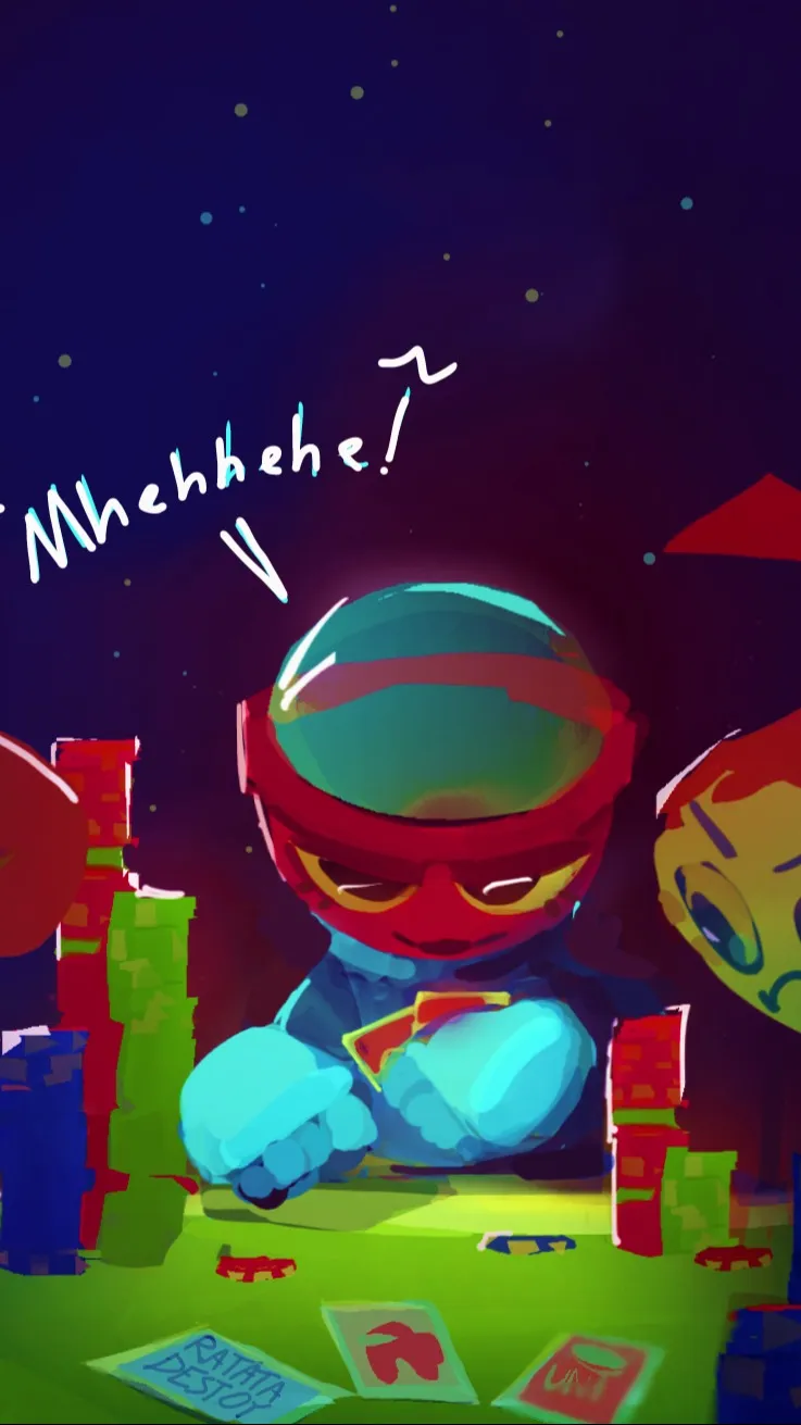 ai character: Best Gambler EVER background