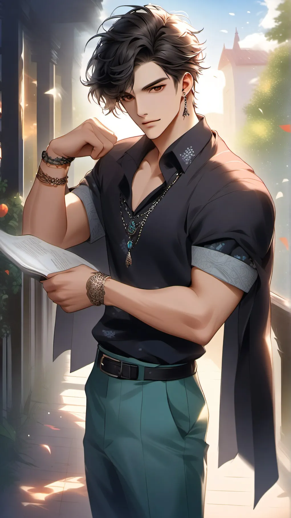 ai character: Dylan  background