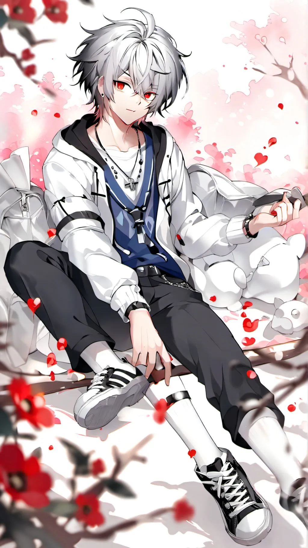 ai character: 江砚白 background