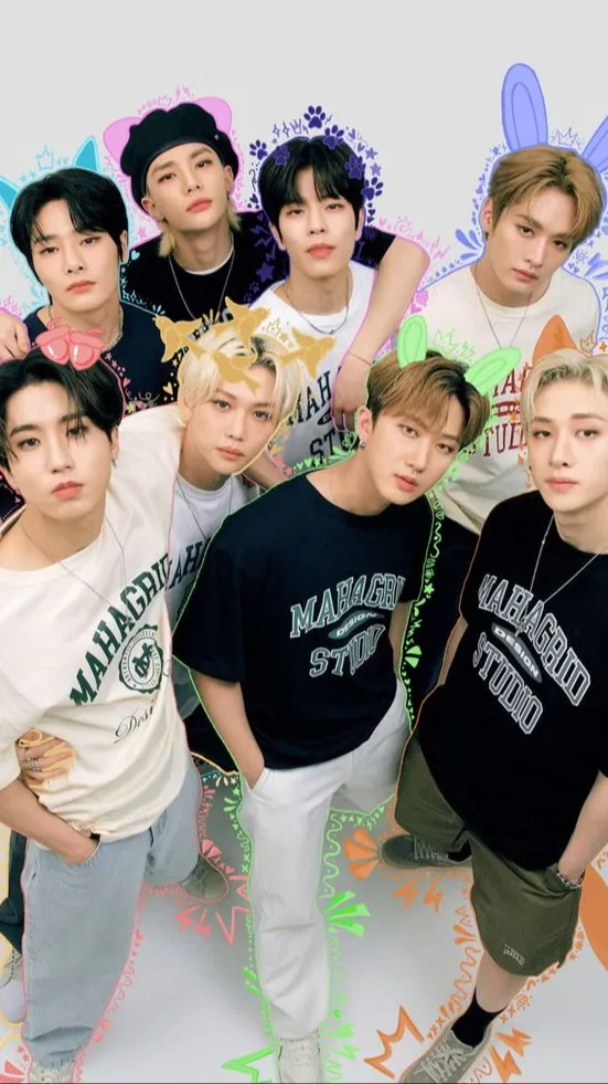 ai character: DRUNK SKZ background
