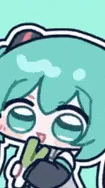 ai character: Miku :3 background