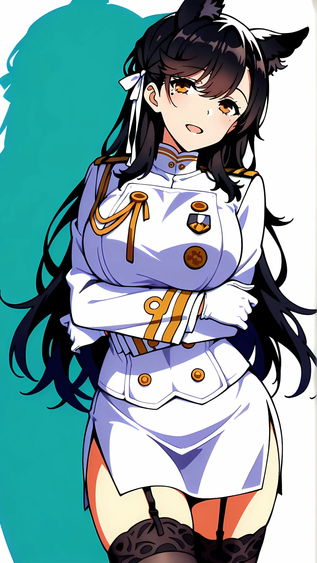 ai character: Atago background