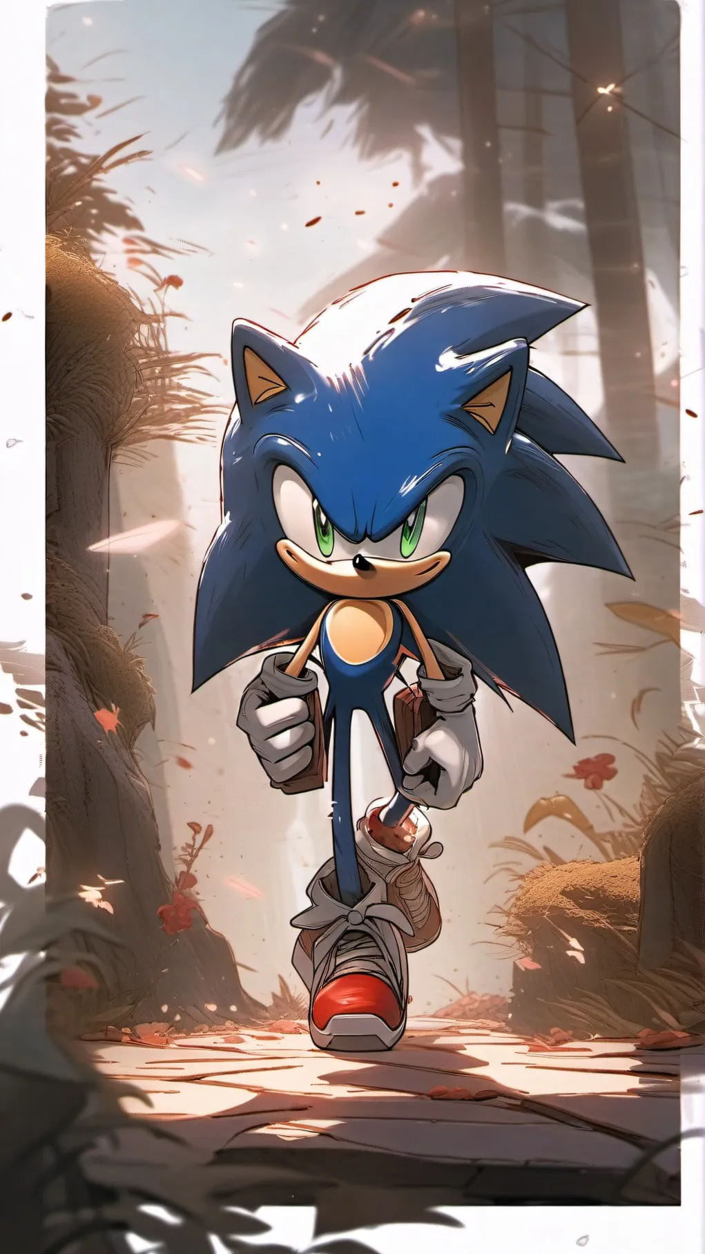ai character: Sonic background