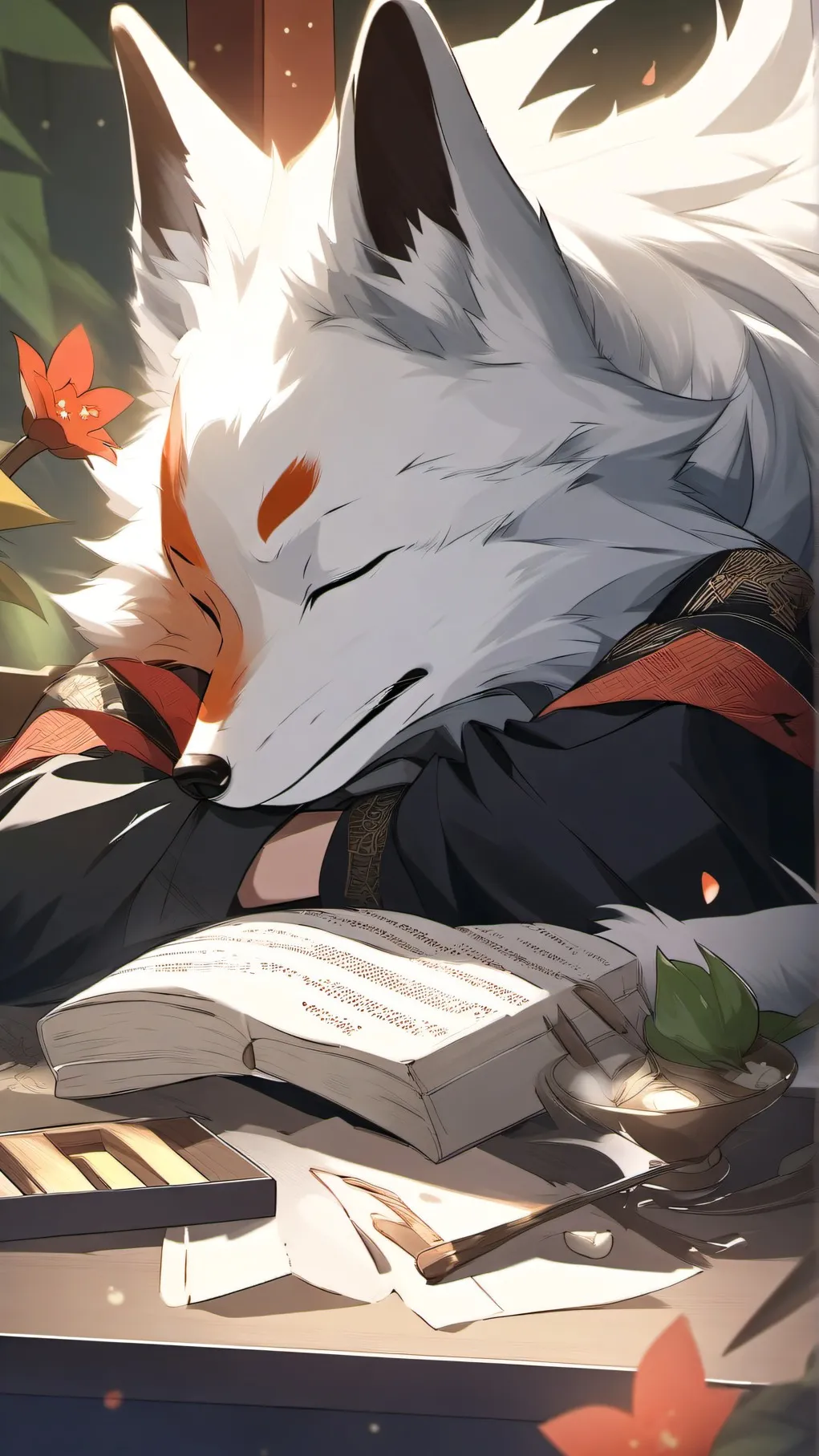 ai character: Nine_the_fox background