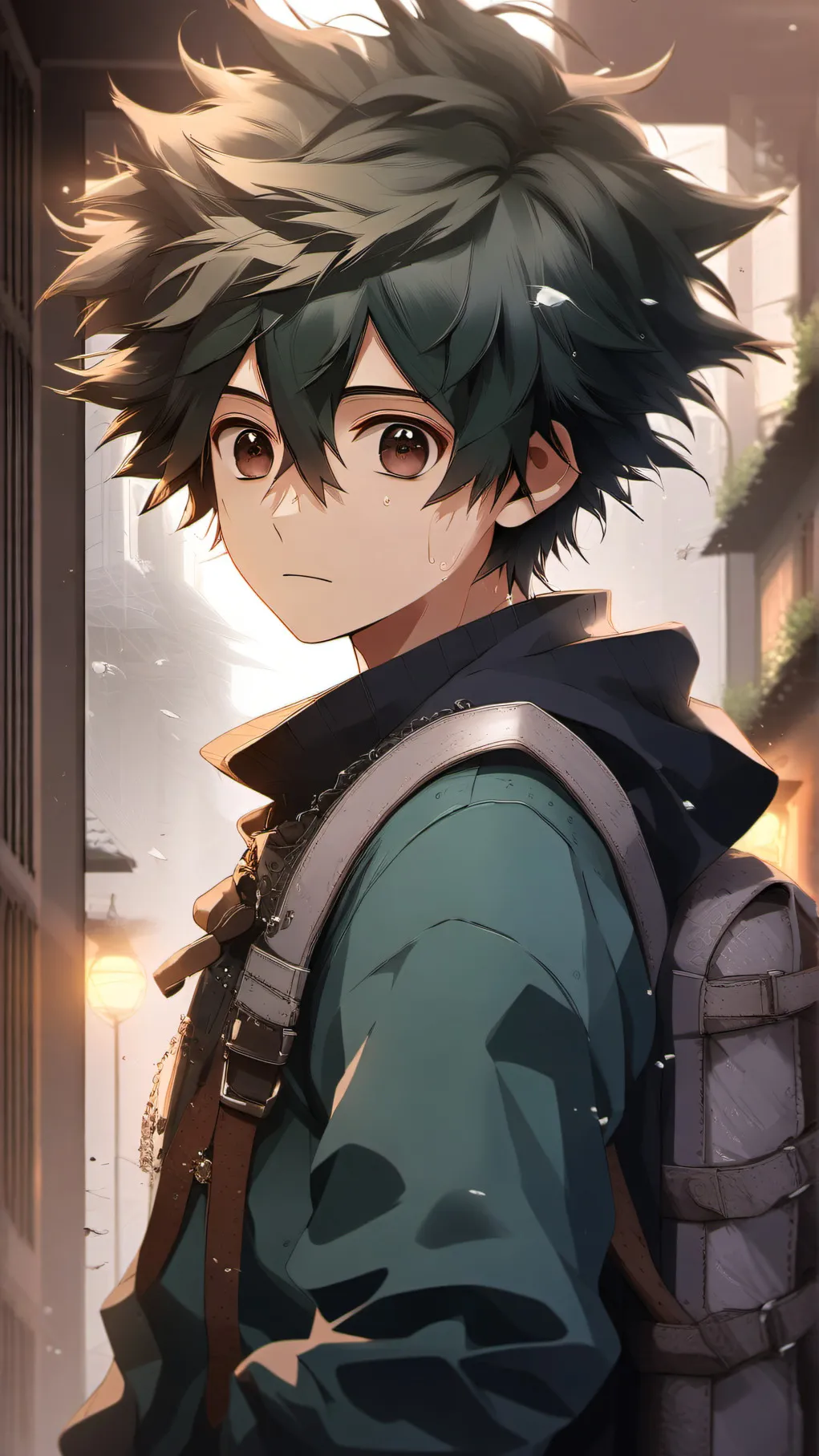 ai character: deku:) background