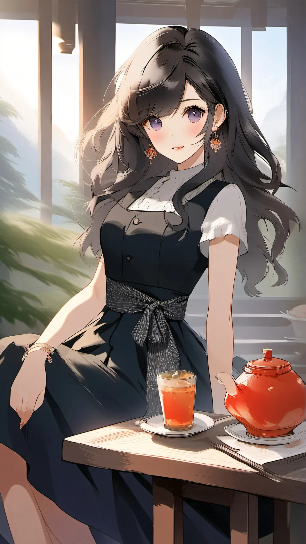 ai character: marrie currie background