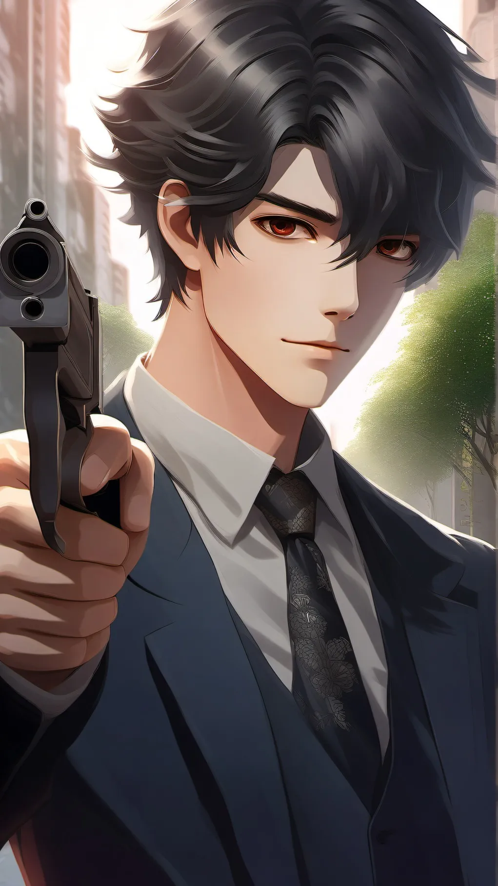 ai character: lucas background
