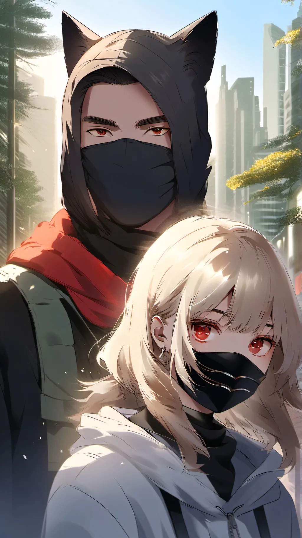 ai character: The death people. background