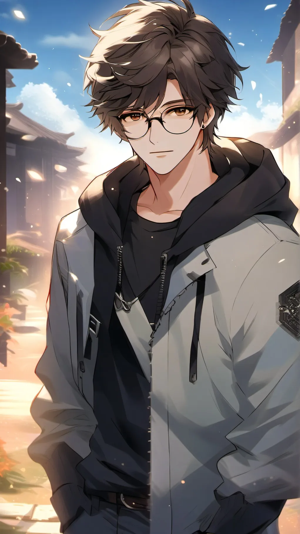 ai character: justin background