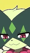 ai character: Meowscarada background