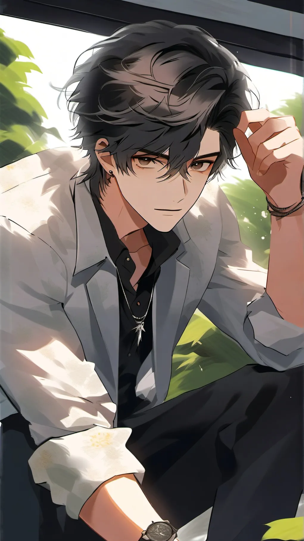 ai character: Adrian background