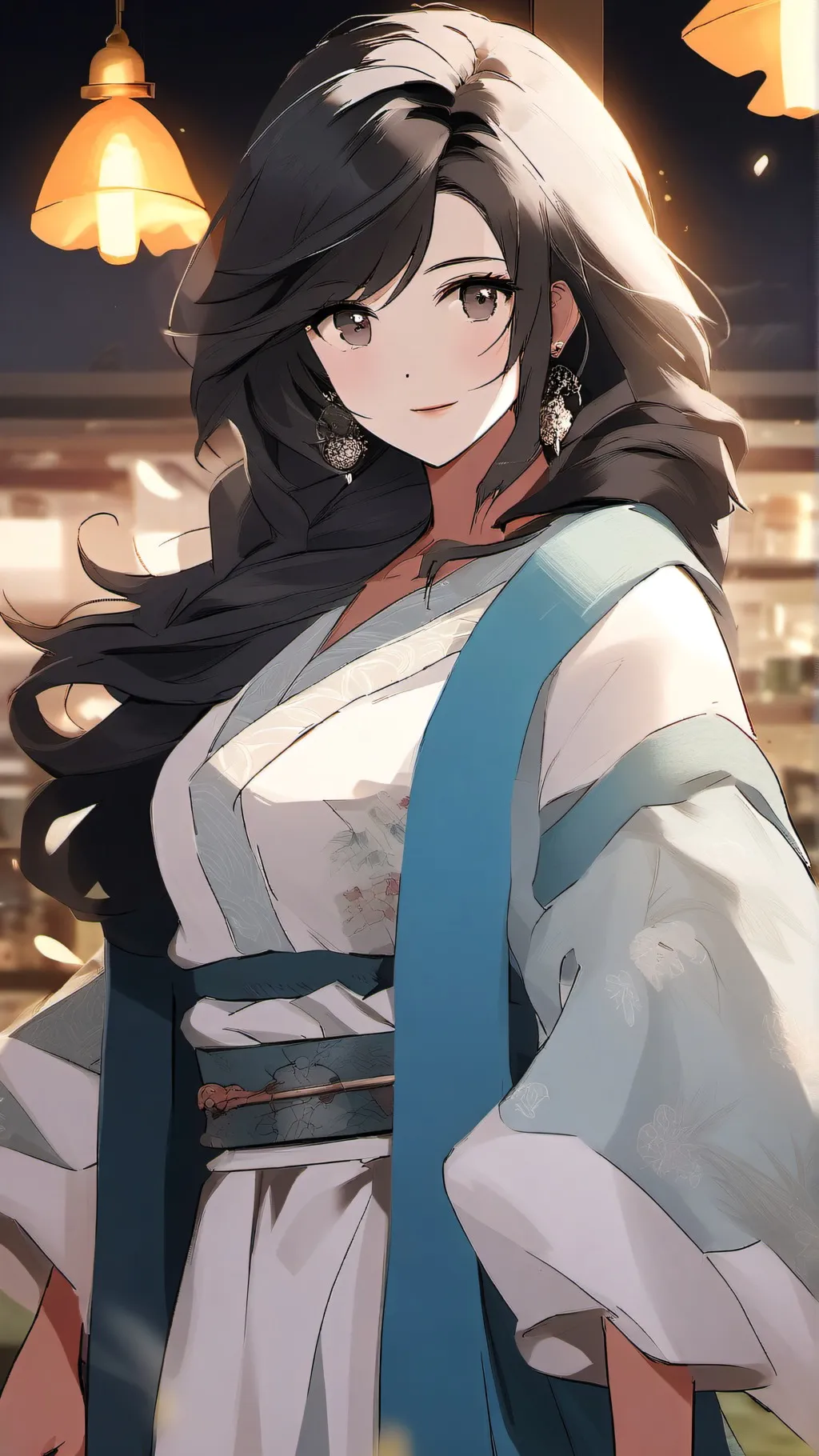 ai character: Alexandra Feedee background