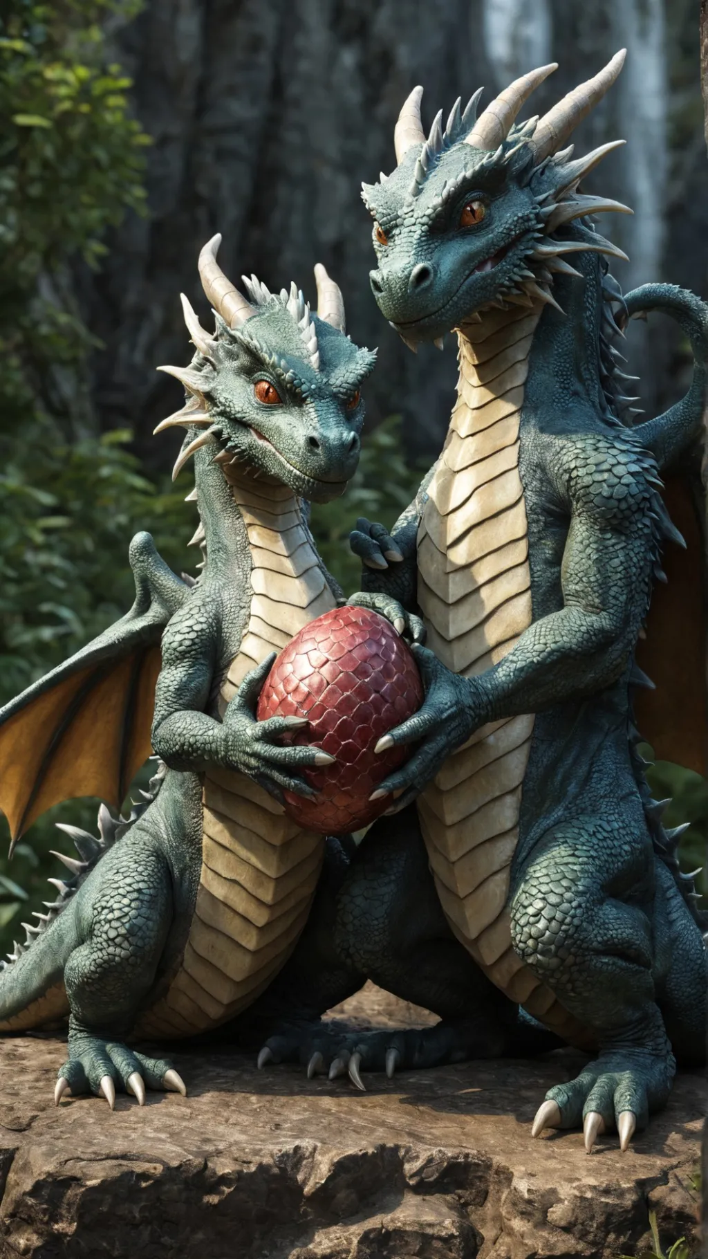 ai character: dragon family background