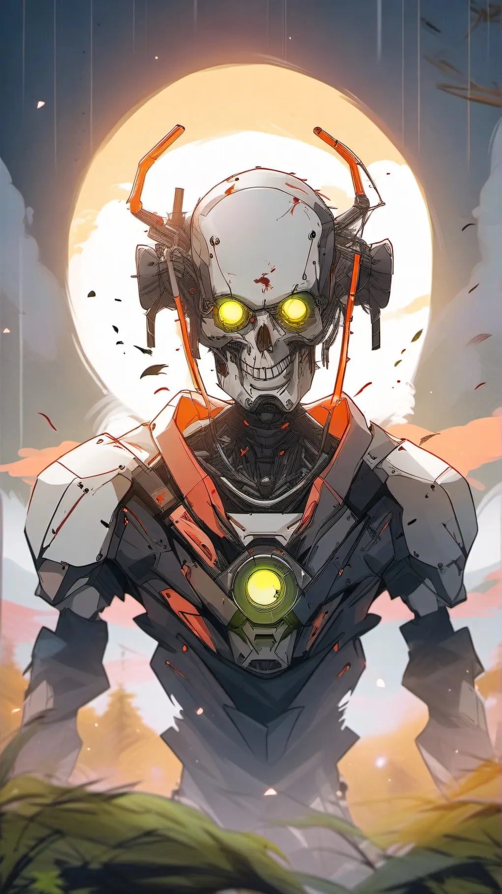 ai character: Cyber Plague background