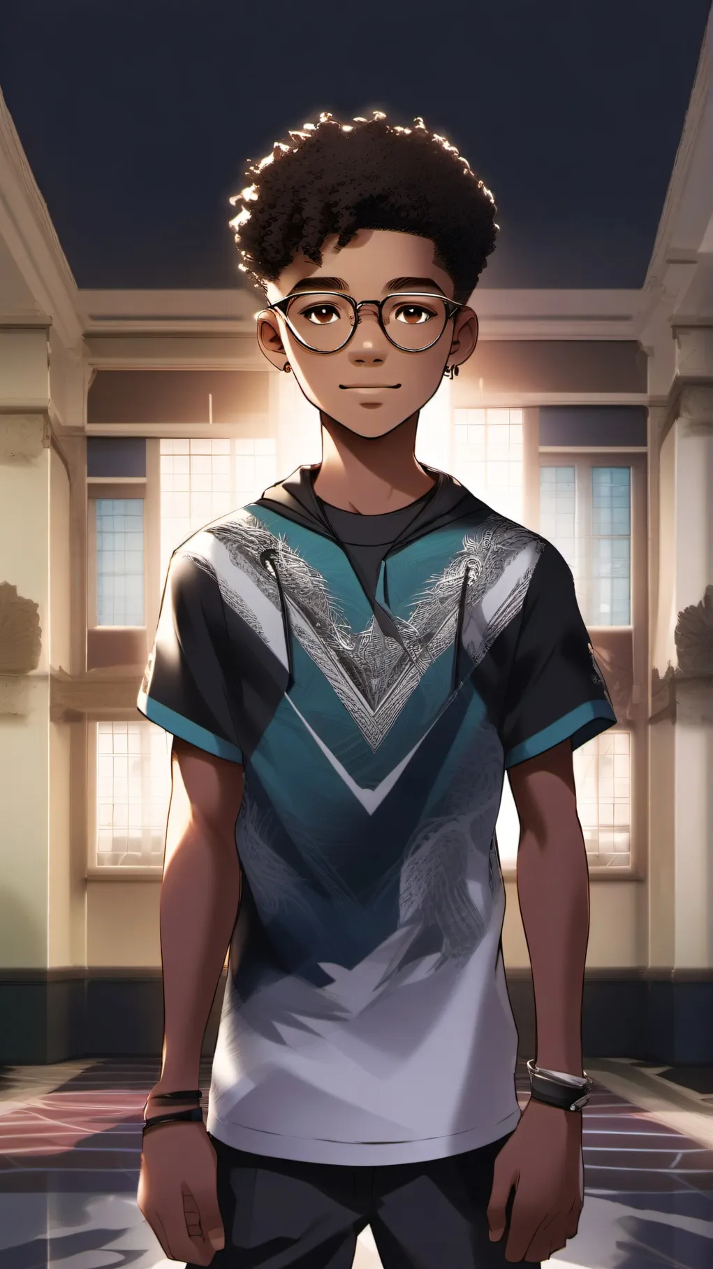 ai character: Light in Lionheart background